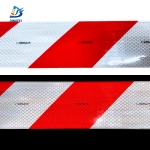 Reflective Tapes - Red White Strips I.3952/5 Reflective Conspicuity Tape